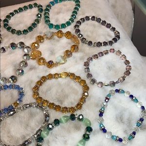 Bracelets - Stretchy and SPARKLES - 24 of them!